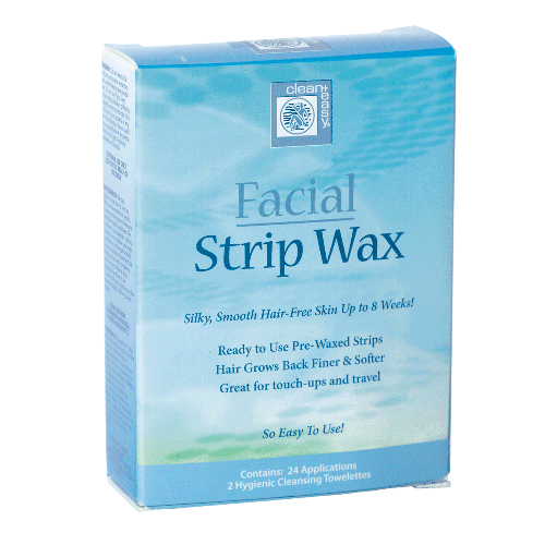 [clean+easy] FACIAL STRIP WAX-12 STRIPS