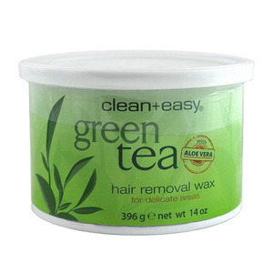 [clean+easy] Green Tea Wax with Aloe Vera -14oz