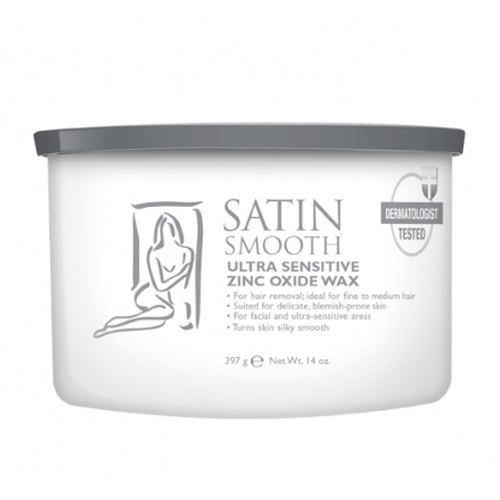 [SATIN SMOOTH] Zinc Oxide Wax (Sensitive Skin) -14oz