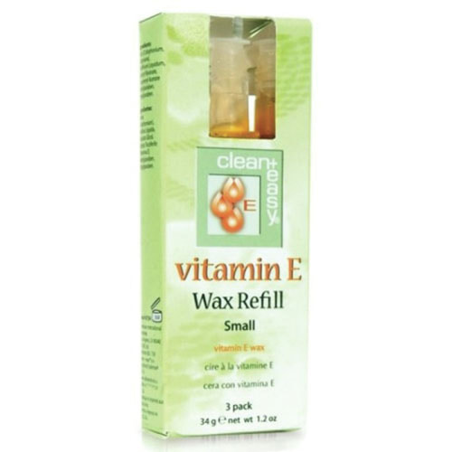 [clean+easy] Vitamin E Wax Refills-small, 3pk
