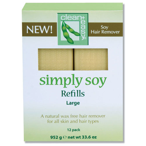 [clean+easy] Simply Soy Roll-On Wax-Large,12pk
